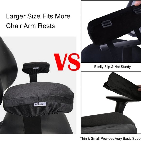Aloudy Office Ergonomic Memory Foam Office Chair Armrest Pads2